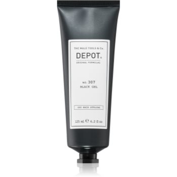 DEPOT 300 HAIR STYLING NO. 307 BLACK GEL styling gel pentru părul închis la culoare - imagine 2